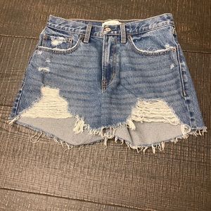 Abercrombie distressed shorts